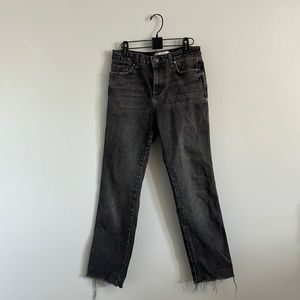 Free People straight leg black jeans